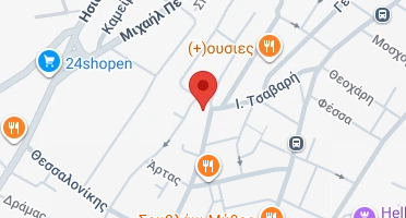 Location of business on map