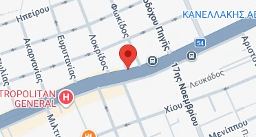 Location of business on map