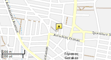 Location of business on map