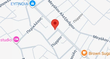 Location of business on map