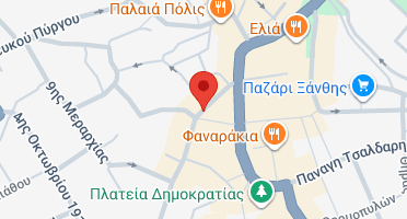 Location of business on map