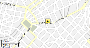 Location of business on map