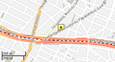 Location of business on map