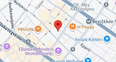 Location of business on map