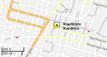 Χάρτης και σημείο της επιχείρησης