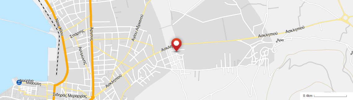 Location of business on map