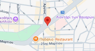 Location of business on map