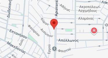 Location of business on map