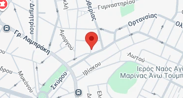Location of business on map