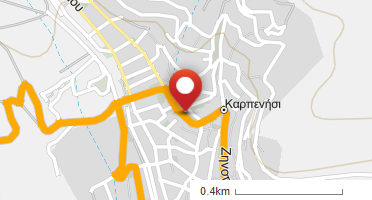 Location of business on map