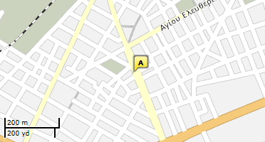Location of business on map