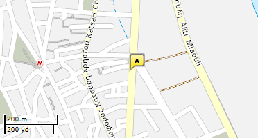 Location of business on map