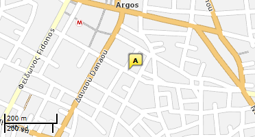 Location of business on map
