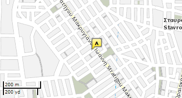 Location of business on map