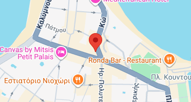 Location of business on map