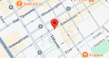 Location of business on map