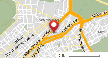 Location of business on map