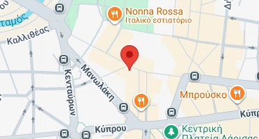 Location of business on map
