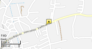 Location of business on map