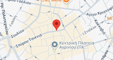 Location of business on map