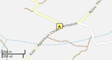 Location of business on map