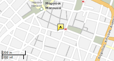 Location of business on map