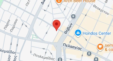 Location of business on map