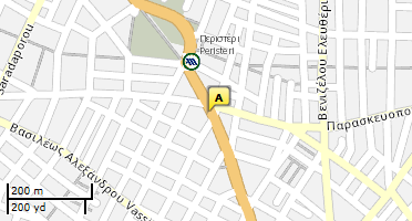 Location of business on map