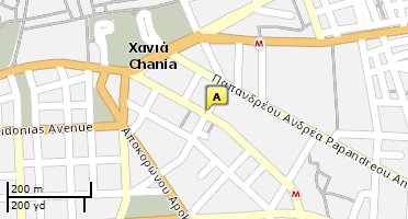 Location of business on map