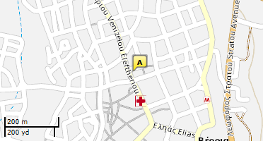 Location of business on map