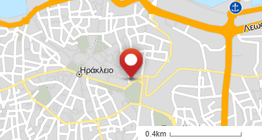 Location of business on map