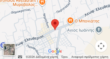 Location of business on map