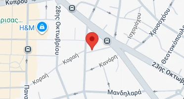 Location of business on map