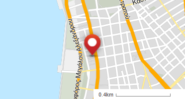Location of business on map