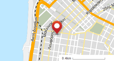 Location of business on map