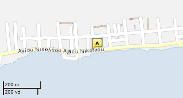 Location of business on map
