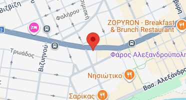 Location of business on map