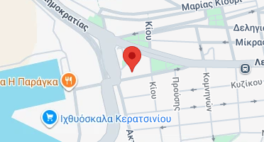 Location of business on map