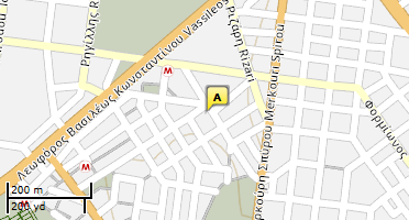 Location of business on map