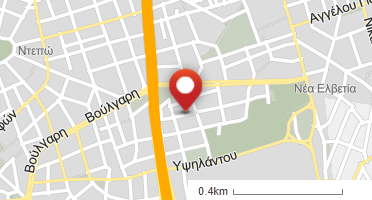Location of business on map