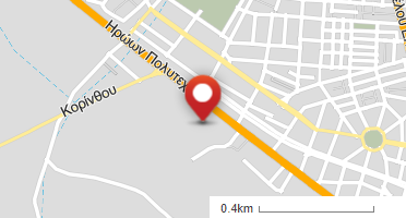 Location of business on map