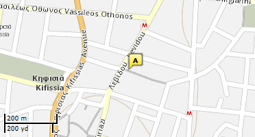 Location of business on map