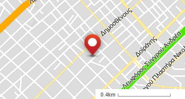Location of business on map