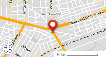 Location of business on map