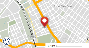 Location of business on map