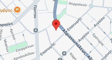 Location of business on map