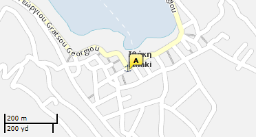 Location of business on map