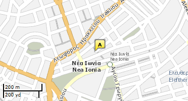 Location of business on map