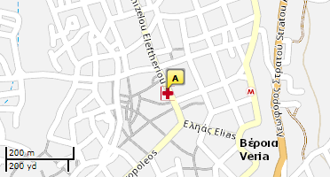Location of business on map