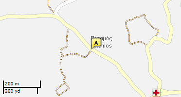 Location of business on map